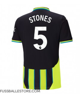 Günstige Manchester City John Stones #5 Auswärtstrikot 2024-25 Kurzarm